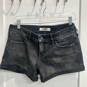 Hollister Women's Black Jean Shorts
